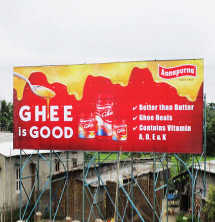 Ghee Outdoor Hoarding