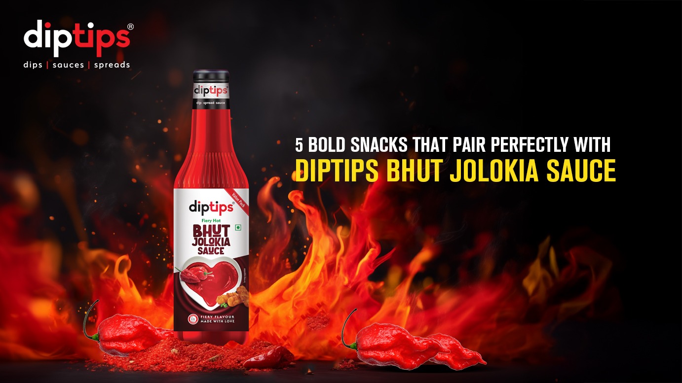 5 Bold Snacks That Pair Perfectly with DipTips Bhut Jolokia Sauce